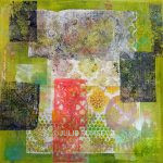 Monoprint Collage in Pistachio